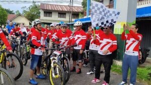 Fun Bike Merah Putih Diikuti Ratusan Pecinta Sepeda
