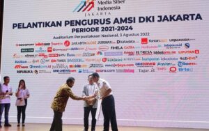 Pelantikan AMSI DKI Jakarta. Kolaborasi Bangun Kepercayaan