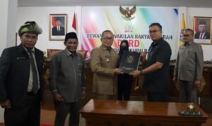 Perda Kecamatan Kumpai Raya dan Teluk Air Disahkan