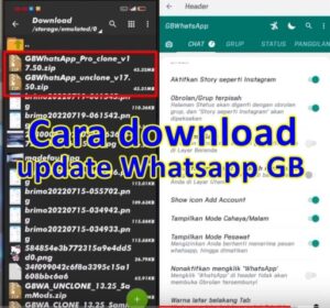 Cara Download dan Update Whatsapp GB