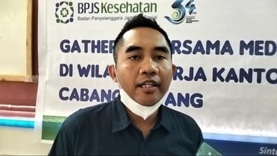 Kabid Penagihan dan Keuangan BPJS Kesehatan Kantor Cabang Sintang, Bagus Arizona.