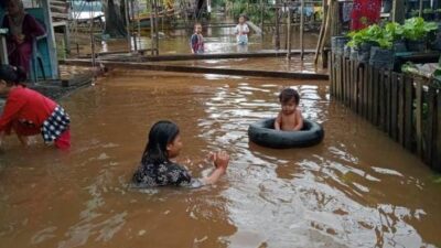 Sungai Bemban Terendam Banjir