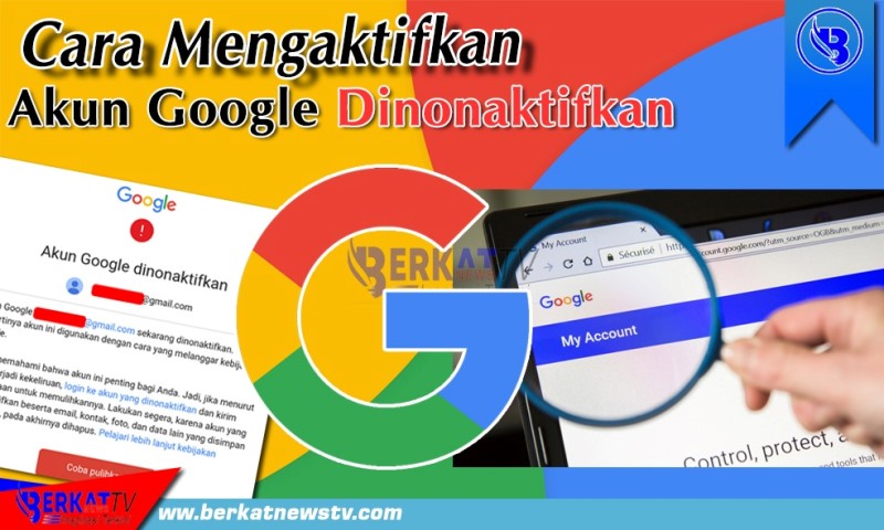 Cara mengaktifkan akun google dinon aktifkan.