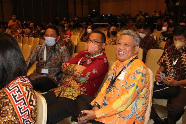 Bupati Kubu Raya Muda Mahendrawan saat mengikuti Business Matching Tahap IV di Nusa Dua Convention Center Bali, Kamis (6/10) yang menyatakan akan membagikan bibit cabai sebagai salah satu strategi menekan laju inflasi