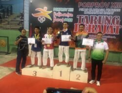 Tarung Derajat Kubu Raya Sumbang Dua Emas di Porprov XIII