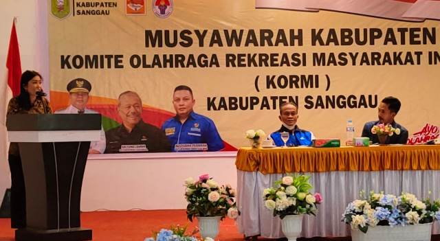 Epifania Ratih Kumala Dewi terpilih secara aklamasi sebagai Ketua Komite Olahraga Rekreasi Masyarakat Indonesia (KORMI) Kabupaten Sanggau periode 2022-2026 lewat musyawarah kabupaten (Muskab), Selasa (21/11).