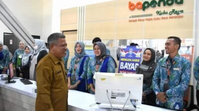 Bupati Kubu Raya Muda Mahendrawan meresmikan Mal Pelayanan Publik (MPP) Kubu Raya yang berada di Kompleks Kantor Bupati Kubu Raya.