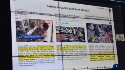 Saat rakor pengendaliaan inflasi pada Senin (31/10), Mendagri RI Tito Karnavian Menteri Dalam Negeri (Mendagri) RI Tito Karnavian meminta seluruh pemerintah daerah untuk sigap mengendalikan inflasi.