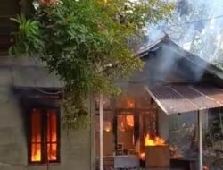 Rumah Warga Sungai Sengkuang Hangus Terbakar
