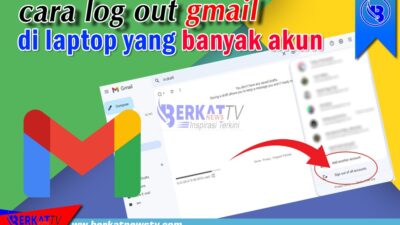 Cara logut gmail di laprop yang banyak akun.