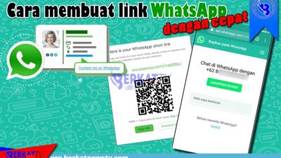 Membuat link whatsapp dengan cepat. desain