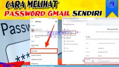 Cara melihat password gmail sendiri.