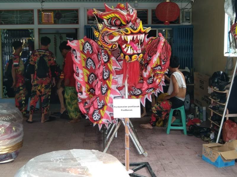 Grup Barongsai Perdamaian Pontianak telah mempersiapkan Naga Merah untuk bertanding pada bulan Mei mendatang.