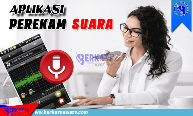 Empat apilkasi perekam suara