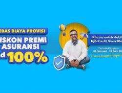 Promo BJB PASTI, Diskon Premi Asuransi Hingga 100%