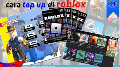 Cara top up di roblox