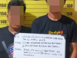 Patungan Beli Sabu, Dua Pemuda Pesta Narkoba Digrebek
