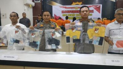 Wakapolres Ketapang Kompol Eko Mardianto membeberkan hasil Operasi Pekat Kapuas selama dua minggu yang mengamankan 348 tersangka dari 279 kasus