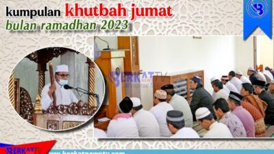 Kumpulan khutban jumat di bulan ramadan. desain ilustrasi foto berkatnewstv