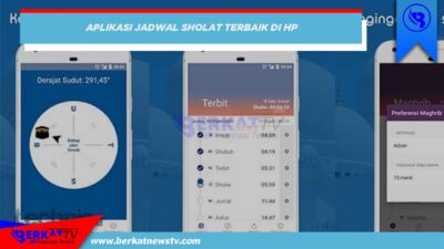 Aplikasi jadwal salat di HP