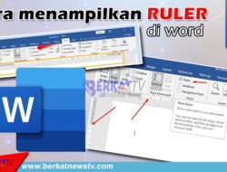 Cara Menampilkan Ruler di Microsoft Word