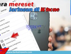 Cara Mereset Jaringan di Iphone