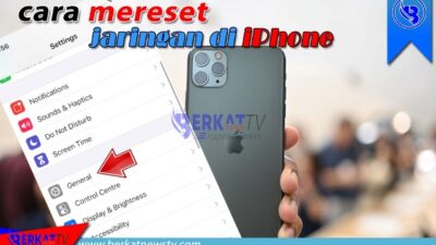 Cara mereset jaringan iphone