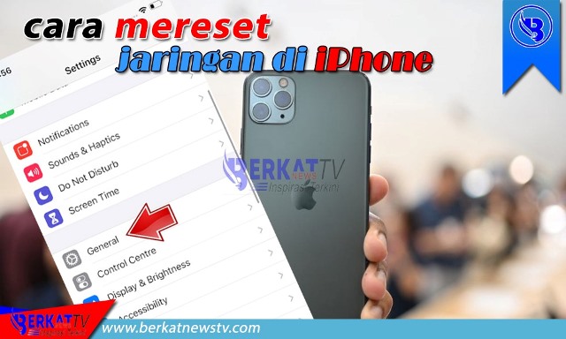 Cara mereset jaringan iphone