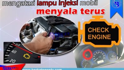 Mengatasi lampu injeksi mobil menyala terus