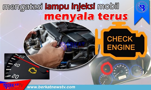 Mengatasi lampu injeksi mobil menyala terus