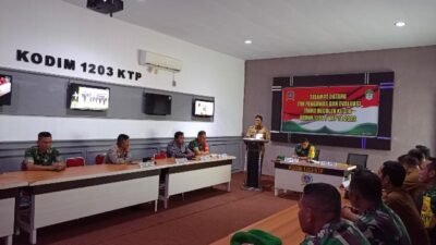 Tim Wasev Pantau TMMD di Ketapang