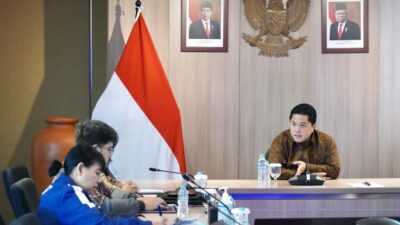 Ketua Umum PSSI Erick Thohir memimpin rapat persiapan Piala Dunia U-17 yang akan dihelat pada 10 November - 2 Desember 2023 dengan jumlah peserta 24 negara