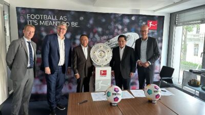 Ketua Umum PSSI Erick Thohir bertandang ke bertandang ke markas DFL, Frankfurt, Jerman pada Rabu (7/6) untuk melakukan kerjasama dengan Deutsche Fußball Liga (DFL) atau Liga Sepak Bola Jerman guna memperkuat sepak bola Indonesia. Foto: ist/ tmB