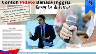 Contoh pidato Bahasa Inggris beserta artinya