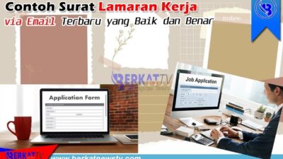 Contoh Surat Lamaran Kerja Via Email yang Baik dan Benar