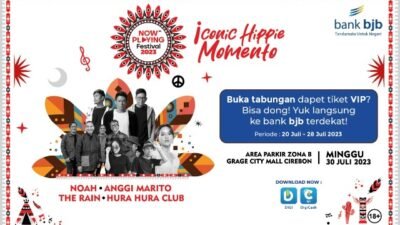 Now Playing Festival siap menghibur masyarakat Cirebon pada 30 Juli 2023 mendatang di area parkir zona B Grage City Mall. Festival musik ini akhirnya hadir di daerah lain di Jawa Barat selain Bandung. Tiket Now Playing Festival Cirebon 2023 bisa diperoleh melalui program menarik dari Bank BJB