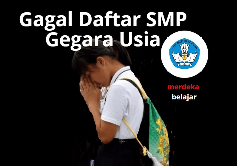 ILustrasi anak gagal daftar SMP gegara usia