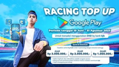 Top Up Google Play di DIGI by Bank BJB, Bawa Pulang Rewards Jutaan Rupiah