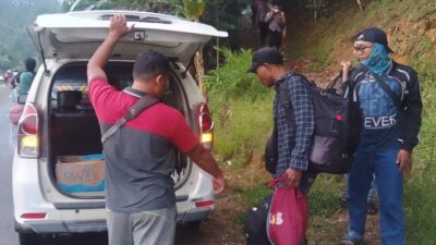 Upaya penyelundupan lima orang Calon Pekerja Migran Indonesia (CPMI) ilegal ke Malaysia berhasil digagalkan polisi di kawasan perbatasan RI - Malaysia pada Selasa (29/8). Foto: pek