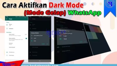 Cara Aktifkan Dark Mode WhatsApp