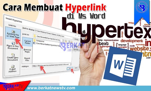 Cara membuat hyperlink di word