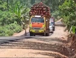 Kendaraan Overload Dilarang Lewati Jalan Semuntai – Kedukul