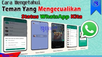 Cara mengetahui teman mengecualikan status whatsapp kita