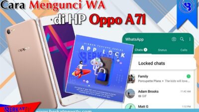 Cara Mengunci WhatsApp di HP Oppo A71
