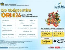 Bank bjb Tawarkan ORI024, Semakin Menarik dengan Tenor hingga 6 Tahun