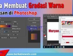 Membuat Gradasi Warna Tulisan di Photoshop
