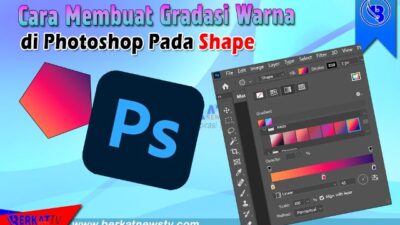 Cara Membuat Gradasi Warna Pada Shape di Photoshop
