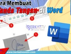 Cara Membuat Tanda Tangan di Word