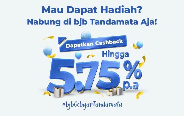 Menabung di Bank BJB Tanda Mata dapat hadiah menarik