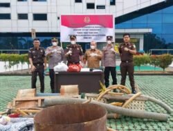 Barang Bukti 15 Perkara di Perbatasan Dimusnahkan